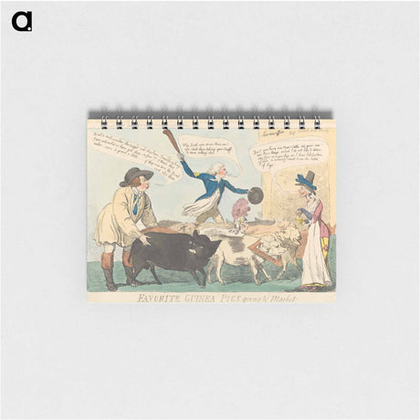 アートメモ帳-Favorite Guinea Pigs Going to Market
 - イェール大学アートギャラリー Memo.
