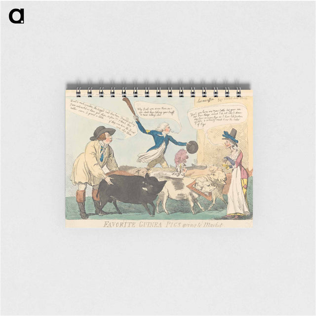 アートメモ帳-Favorite Guinea Pigs Going to Market
 - イェール大学アートギャラリー Memo.