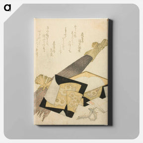 アートパネル-Hokusai's Burdock Root - 葛飾 北斎 Canvas.