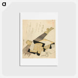 アートポストカード-Hokusai's Burdock Root - 葛飾 北斎 Postcard.