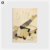 アートポストカード-Hokusai's Burdock Root - 葛飾 北斎 Postcard.