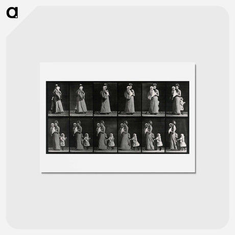 アートポストカード-Mother and Children
 - エドワード マイブリッジ Postcard.