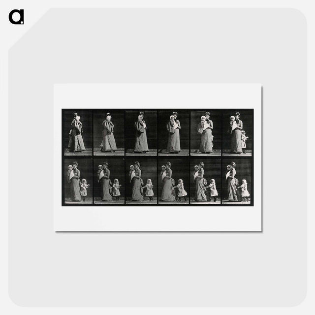 アートポストカード-Mother and Children
 - エドワード マイブリッジ Postcard.