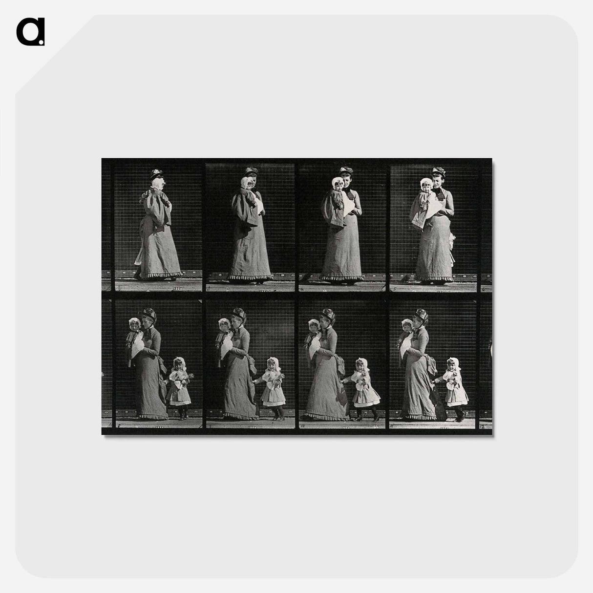 アートポストカード-Mother and Children
 - エドワード マイブリッジ Postcard.
