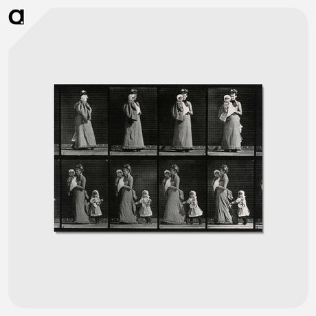 アートポストカード-Mother and Children
 - エドワード マイブリッジ Postcard.