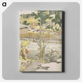 アートパネル-Ōji Ebiya - 葛飾 北斎 Canvas.