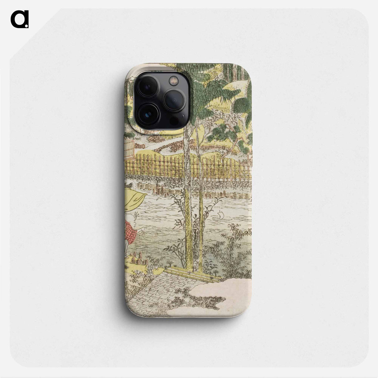 Ōji Ebiya - 葛飾 北斎 Phone Case.