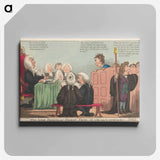 アートパネル-The Jocose Prisoner & Honest Cryer. A Joke May be Carried Too Far
 - イェール大学アートギャラリー Canvas.