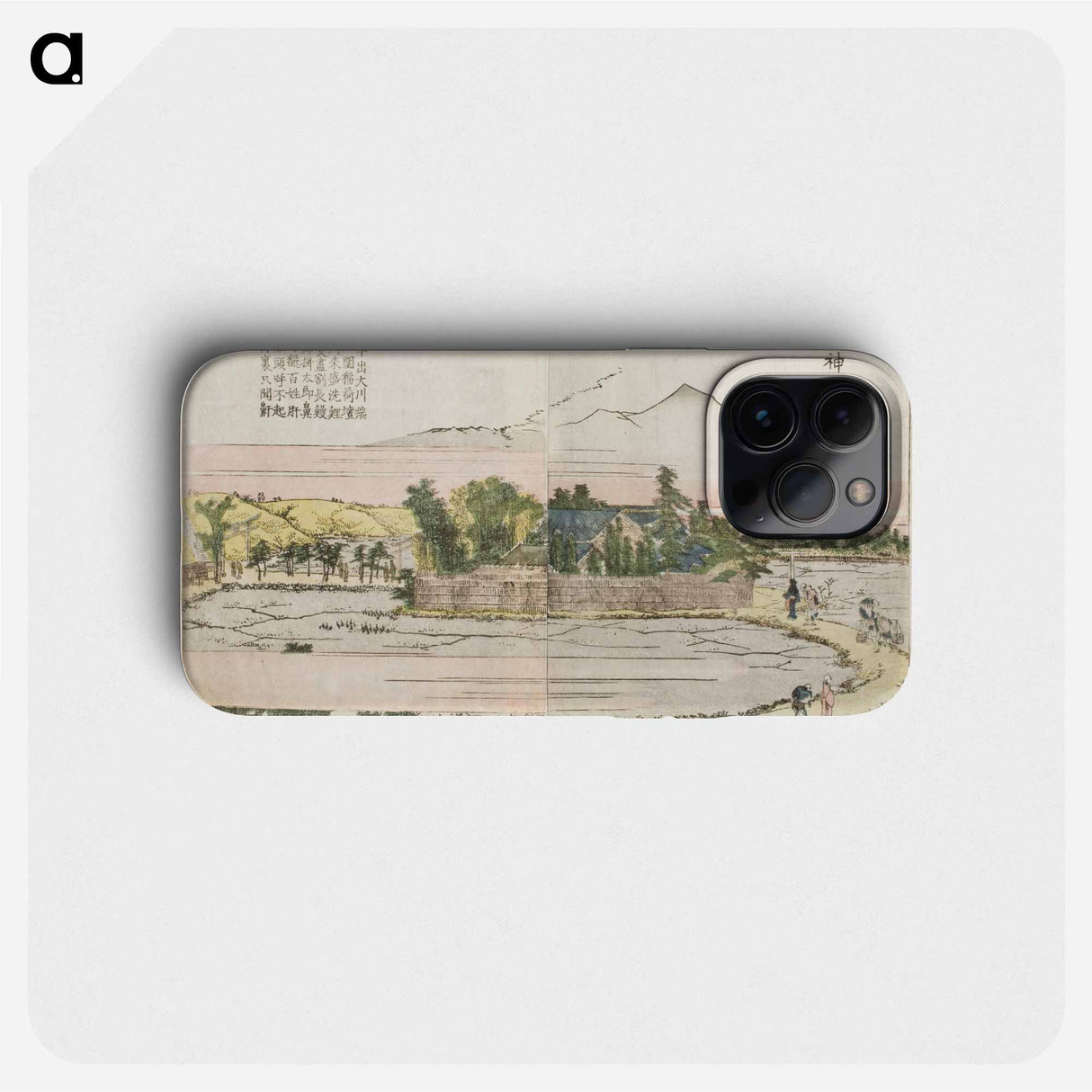 Mimeguri Shrine - Katsushika Hokusai Phone Case.