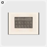 アートポストカード-Nude Descending a Staircase
 - エドワード マイブリッジ Postcard.