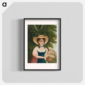 アートポスター-Woman with Basket of Eggs
 - バーンズ・コレクション Poster.