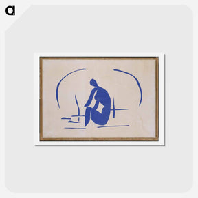 アートポストカード-Bather in the Reeds - アンリ マティス Postcard.