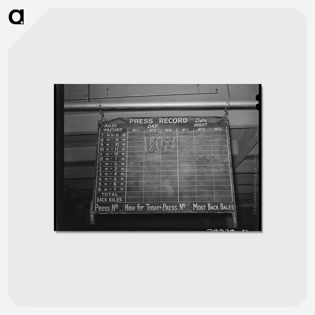 アートポストカード-Compress, Houston, Texas
 - ラッセル リー Postcard.