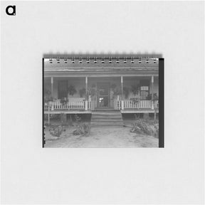 アートメモ帳-Home of landowner, Greene County, Georgia - ドロテア ラング Memo.