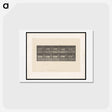 アートポストカード-Running Oryx
 - エドワード マイブリッジ Postcard.