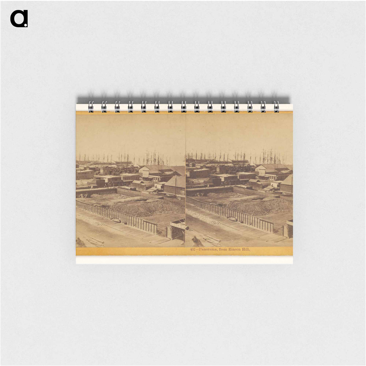 アートメモ帳-Panorama, from Rincon Hill
 - エドワード マイブリッジ Memo.