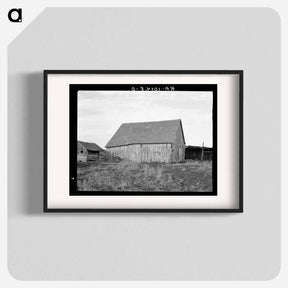 アートポスター-Barn on Hainline Farm
 - ラッセル リー Poster.
