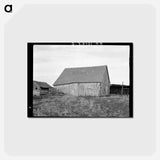 アートポストカード-Barn on Hainline Farm
 - ラッセル リー Postcard.