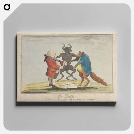 アートパネル-"The Union, - Whom --- Has Join'd, Let No Man put Asunder!"
 - イェール大学アートギャラリー Canvas.