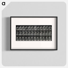アートポスター-Woman Washing
 - エドワード マイブリッジ Poster.