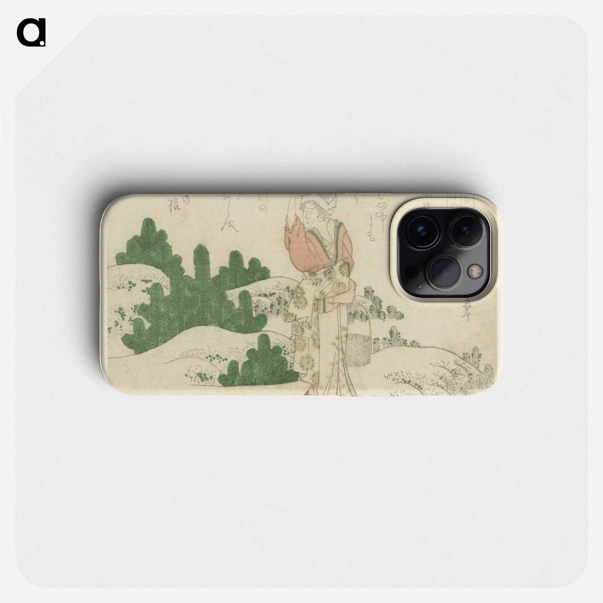 A comparison of Genroku poems and shells - Katsushika Hokusai Phone Case.