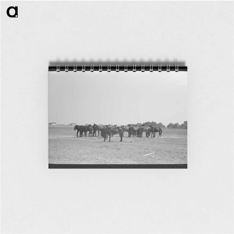 アートメモ帳-Unloading the FSA Ditcher
 - ラッセル リー Memo.