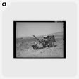 アートポストカード-Unloading the FSA Ditcher
 - ラッセル リー Postcard.