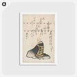 アートポストカード-Hokusai's Six Poetic Immortals - 葛飾 北斎 Postcard.