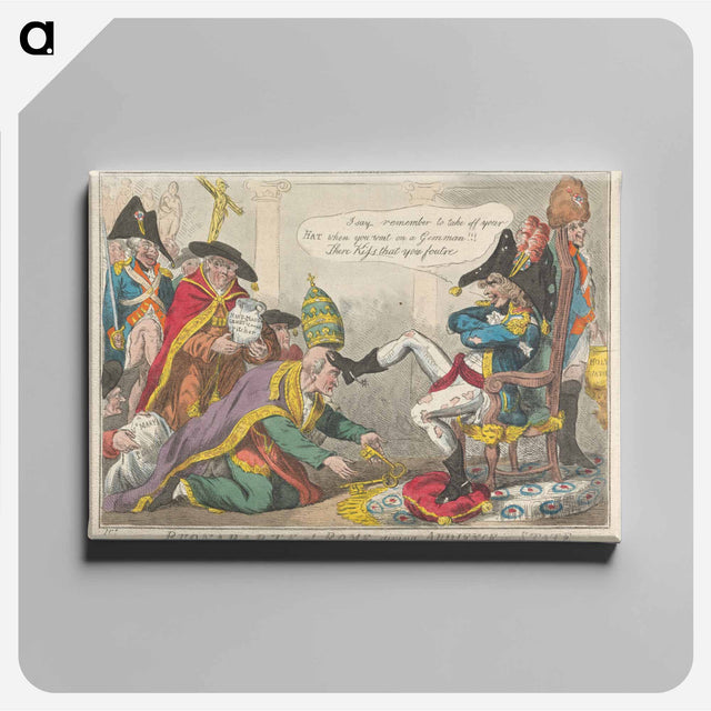 アートパネル-Buonaparte at Rome Giving Audience in State
 - イェール大学アートギャラリー Canvas.