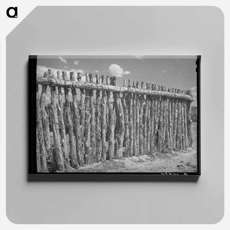アートパネル-Pie Town Log Drag
 - ラッセル リー Canvas.