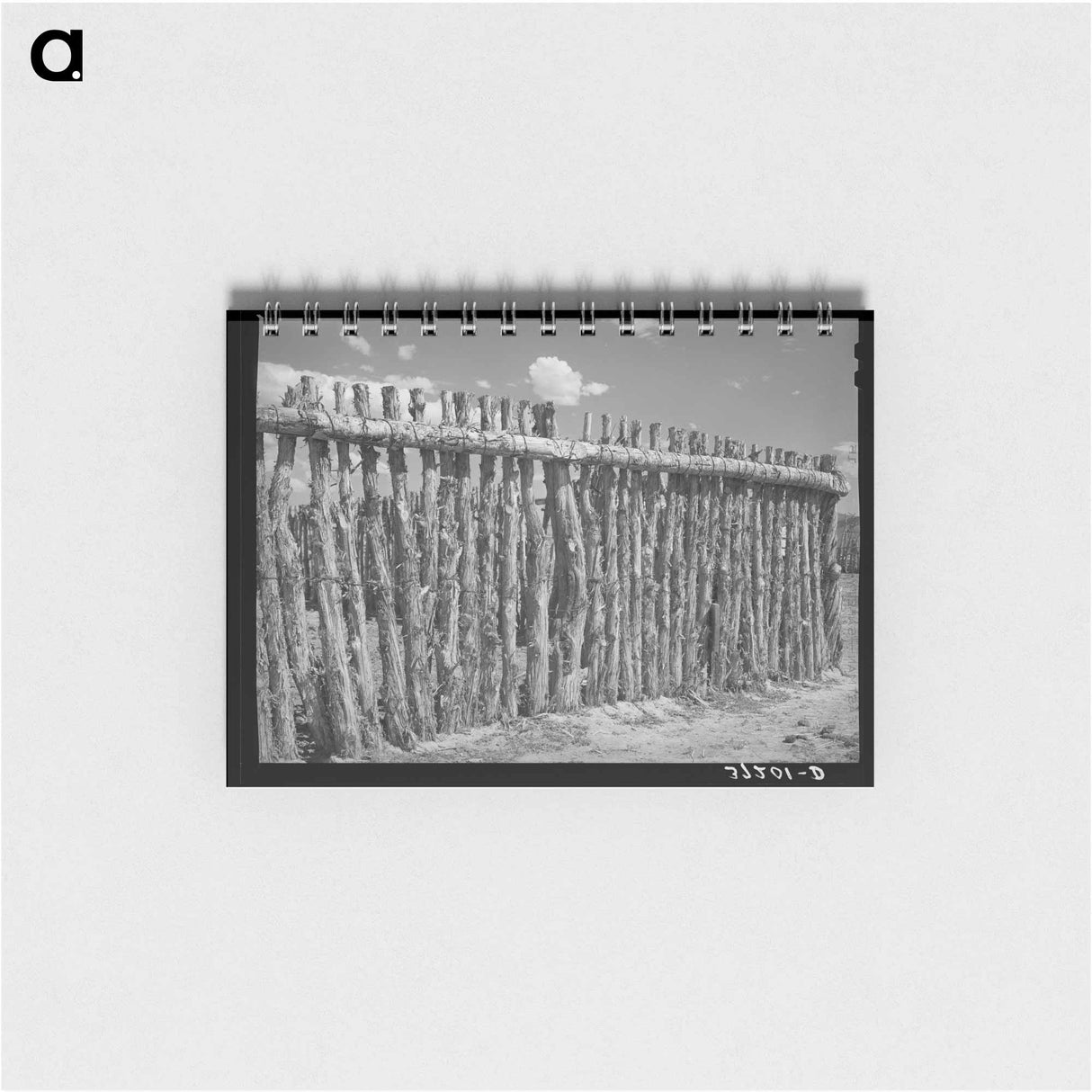 アートメモ帳-Pie Town Log Drag
 - ラッセル リー Memo.