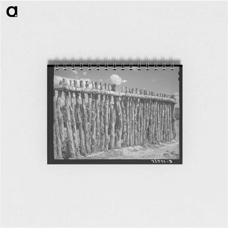 アートメモ帳-Pie Town Log Drag
 - ラッセル リー Memo.
