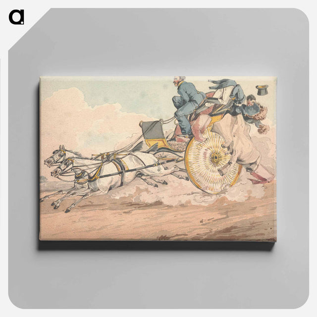 アートパネル-Sporting Discoveries, or the Miseries of Driving: Trying a New Match you Discover That They are Not Only Alike in Color, Weight and Action, but in Disposition
 - イェール大学アートギャラリー Canvas.