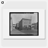 Lilac Street, Mission District - Dorothea Lange Poster.