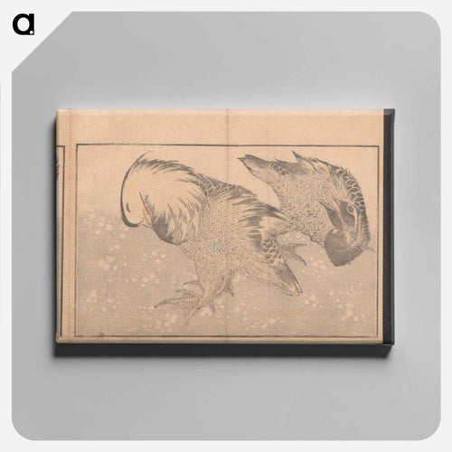 Katsushika Hokusai's bird - 葛飾 北斎 Canvas.