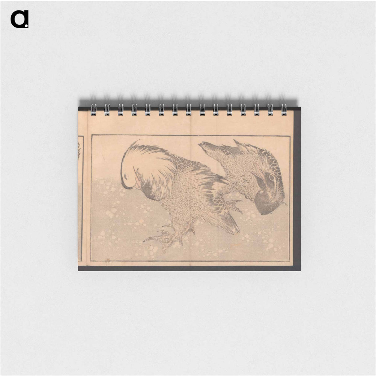 Katsushika Hokusai's bird - 葛飾 北斎 Memo.