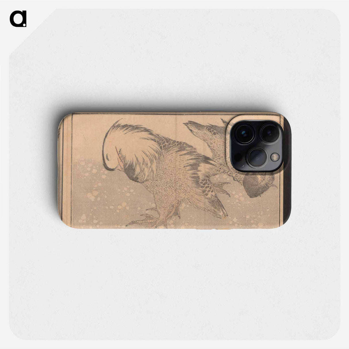 Katsushika Hokusai's bird - 葛飾 北斎 Phone Case.