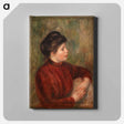 アートパネル-Woman Leaning on a Chair
 - バーンズ・コレクション Canvas.