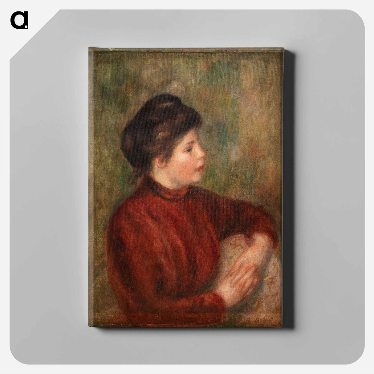 アートパネル-Woman Leaning on a Chair
 - バーンズ・コレクション Canvas.