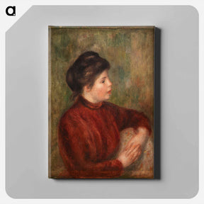アートパネル-Woman Leaning on a Chair
 - バーンズ・コレクション Canvas.