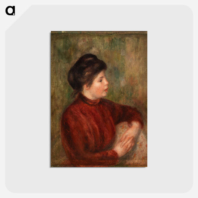 アートポストカード-Woman Leaning on a Chair
 - バーンズ・コレクション Postcard.