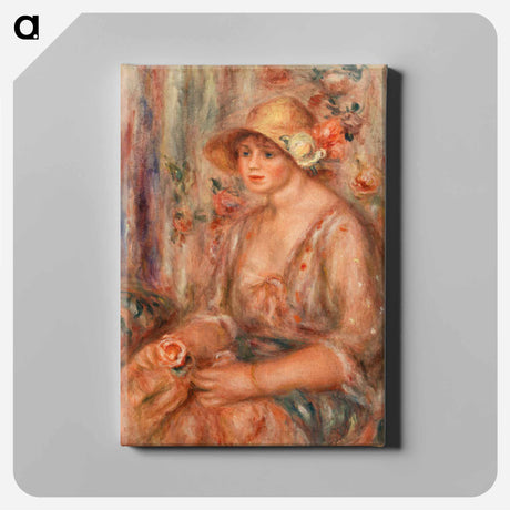 アートパネル-Woman in Muslin Dress
 - バーンズ・コレクション Canvas.