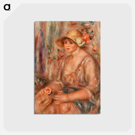 アートポストカード-Woman in Muslin Dress
 - バーンズ・コレクション Postcard.