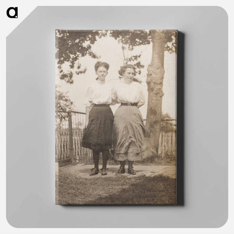 アートパネル-Two Women By a Gate
 - セントルイス美術館 Canvas.