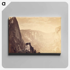 アートパネル-Sentinel Rock and Valley
 - エドワード マイブリッジ Canvas.