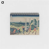 Hokusai's Thirty-Six Views of Mount Fuji: Senju in Musashi Province - 葛飾 北斎 Memo.