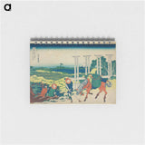 Hokusai's Thirty-Six Views of Mount Fuji: Senju in Musashi Province - 葛飾 北斎 Memo.
