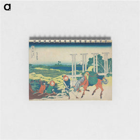 アートメモ帳-Hokusai's Thirty-Six Views of Mount Fuji: Senju in Musashi Province - 葛飾 北斎 Memo.