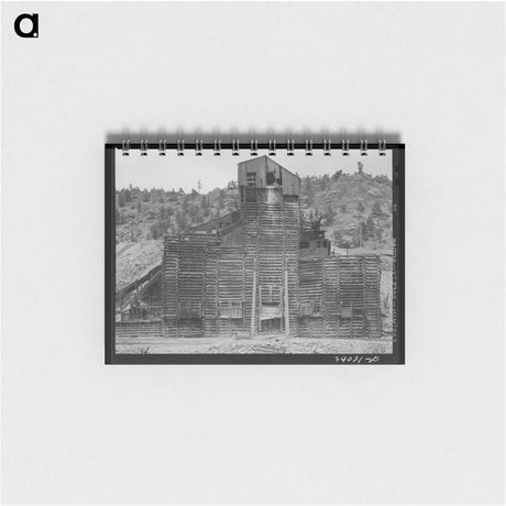 アートメモ帳-Unloading Cotton in Houston
 - ラッセル リー Memo.