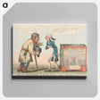 アートパネル-Billy's Fantoccini or John Bull over Curious
 - イェール大学アートギャラリー Canvas.